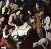 Francisco de Zurbaran The adoration of the shepherd painting